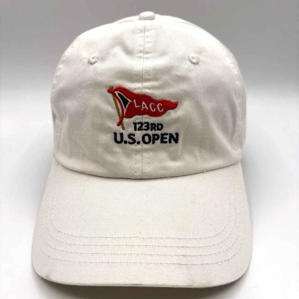 LACC 123rd US Open Golf Hat Ahead Strap Back Adjust Cap Los Angeles USGA Member